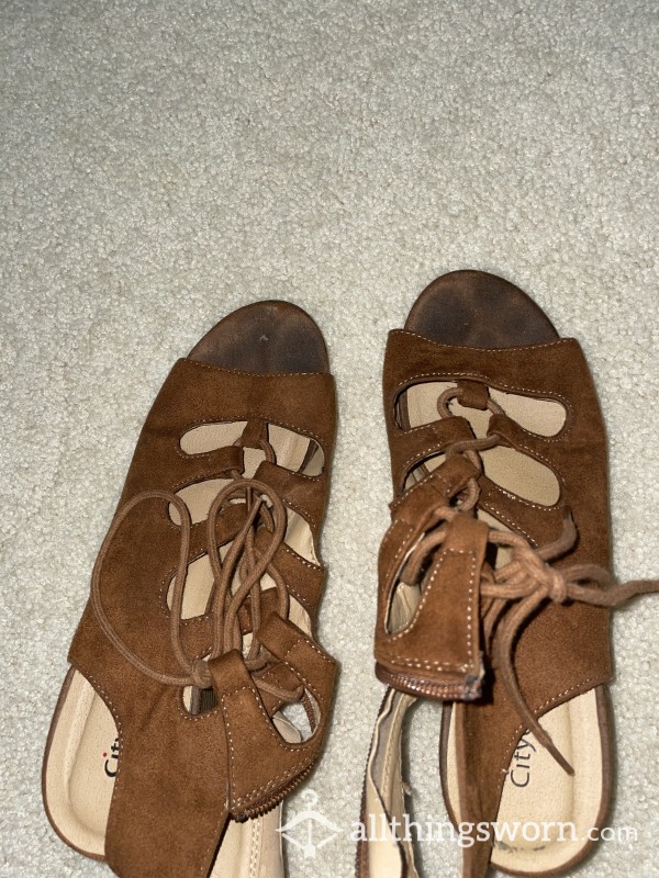 Worn High Heel Sandals