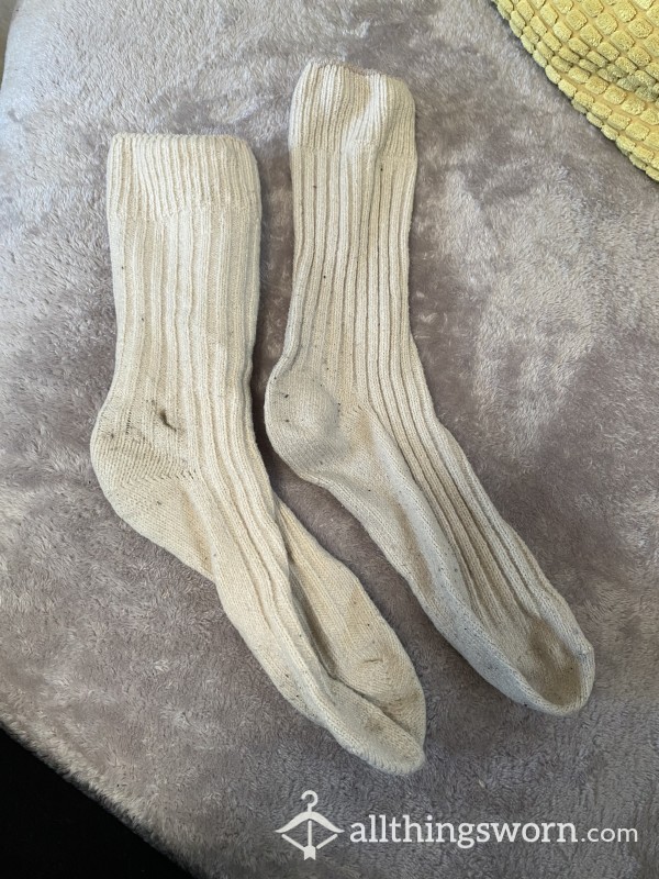 Worn Hiking Socks