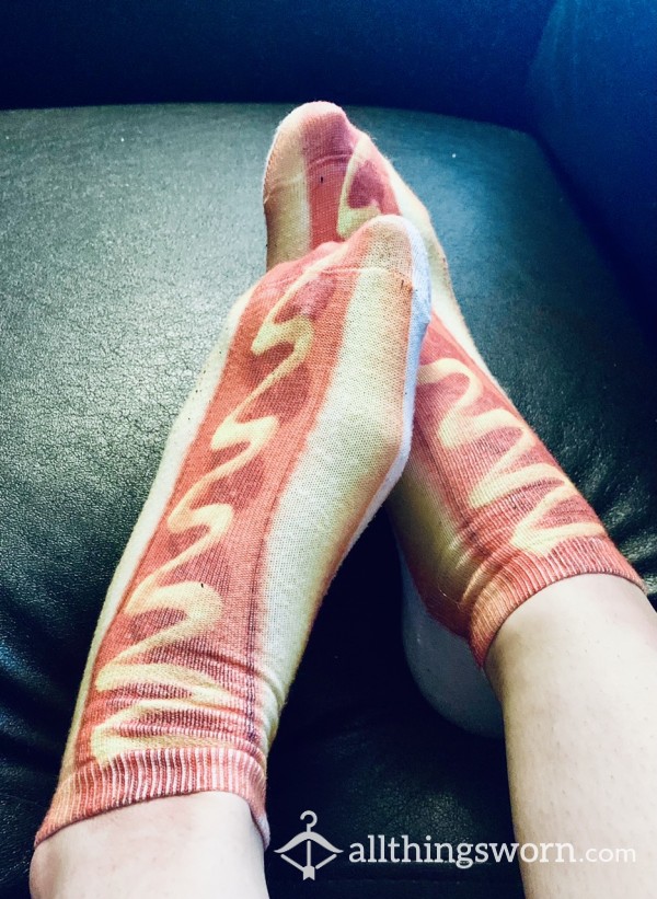 Cute Hotdog Ankle Socks