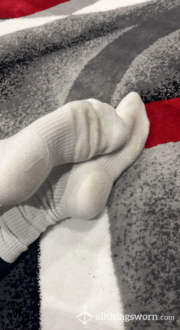 Worn Long Nike Socks