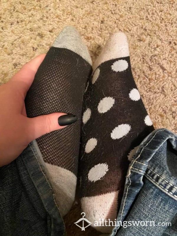 Worn Mismatched Socks