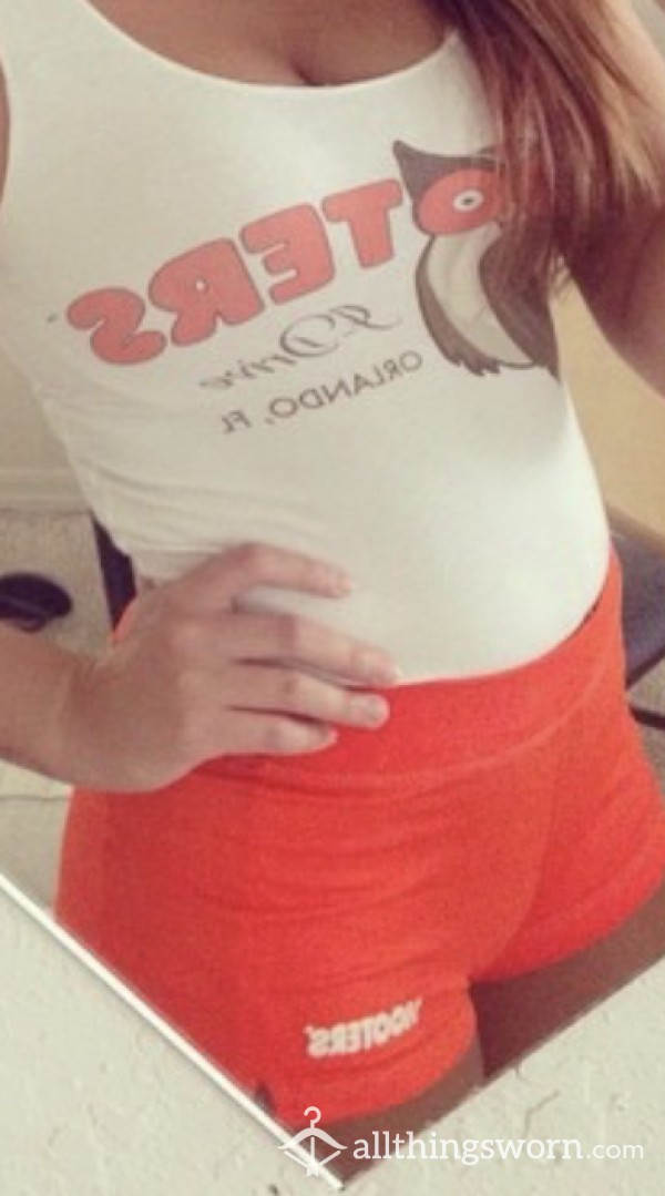 Worn Official Hooters Shorts