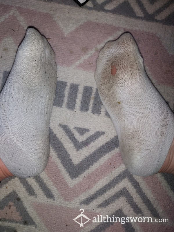 Worn Out Ankle Socks