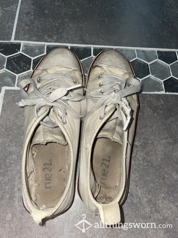 Worn Out Gym Shoes