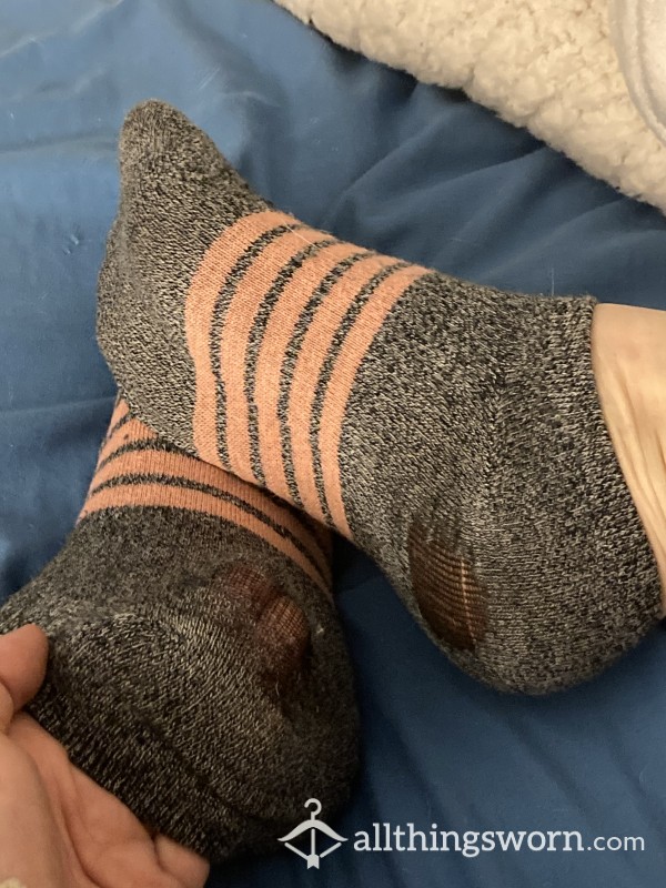 Worn Out Striped Socks