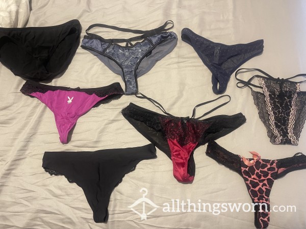 Worn Panties/thong Of Your Choice