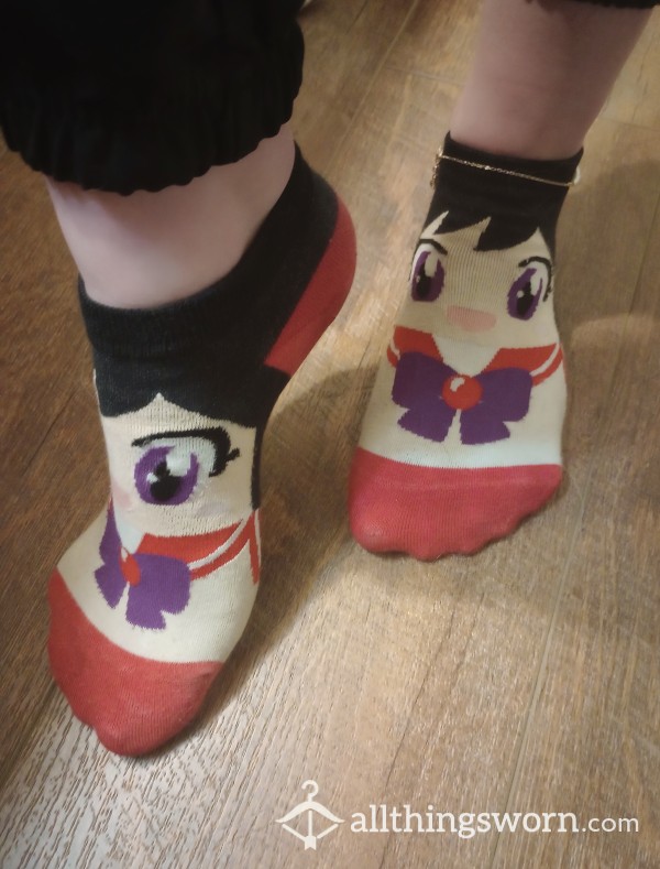 Worn Sailor Mars Socks