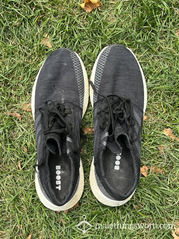Worn Size 15 Sweaty Training Shoes - Used On The Job