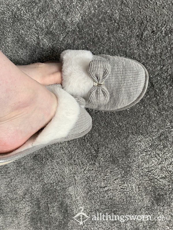 Worn Slippers, Ready To Post When You Are