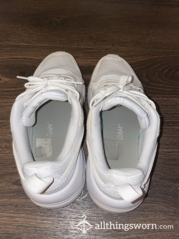 Worn Smelly White Trainers