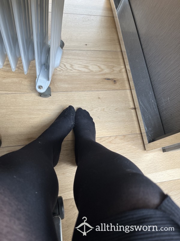 Worn Smelly Work Tights/pantyhose