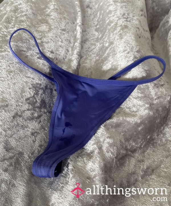 Worn Smooth Purple Thongs Available