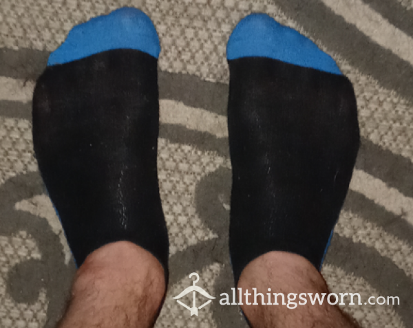 Worn Socks Of A Hard Working Dad