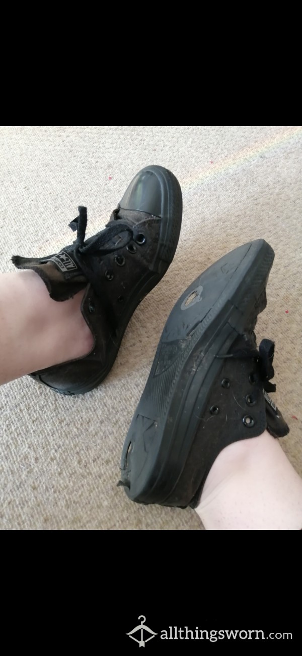 Worn These Stinky, Holey Converse Almost Every Day For A Year