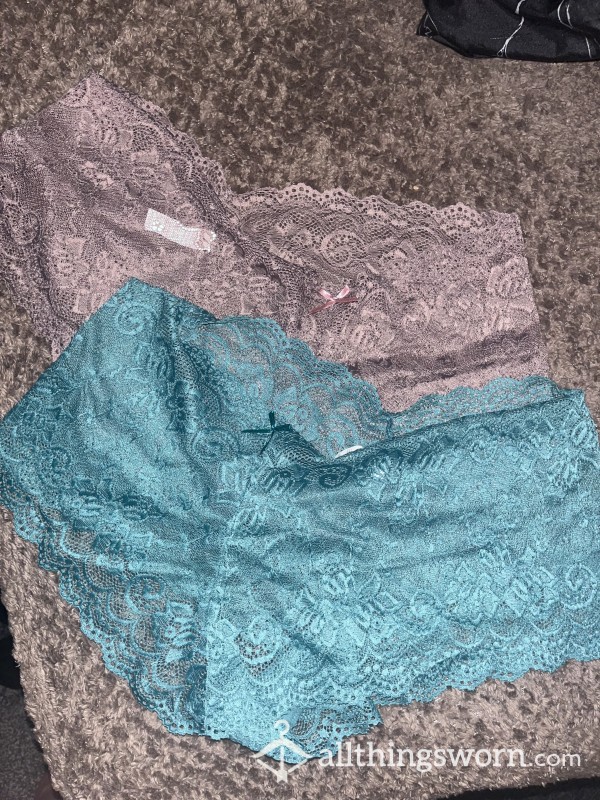 Worn To Your Desires - Lace Panties Various Colours