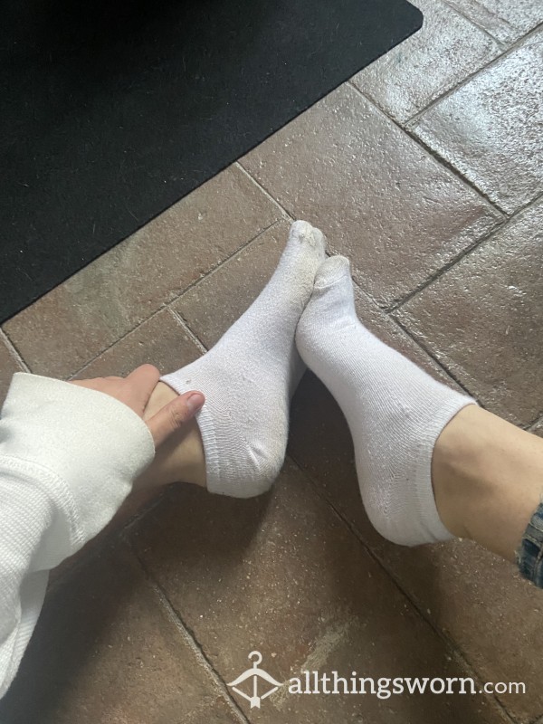 White Ankle Socks🧺🤍