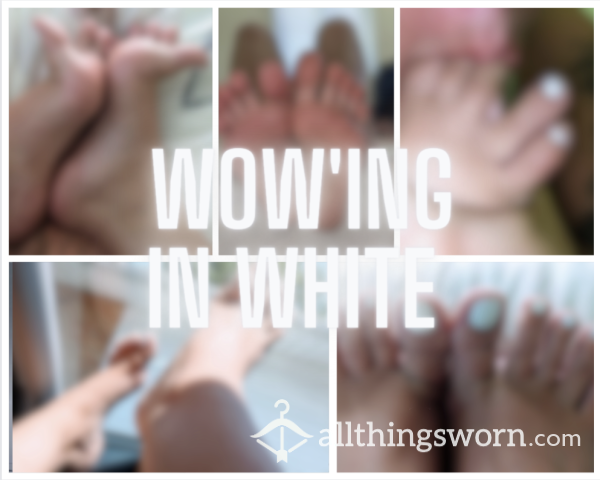 Wow'ing In White - Feet Pics (5)