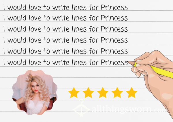 Write Lines For Princess