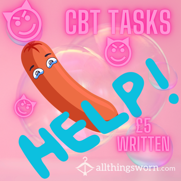 Written CBT Tasks 😈 Can You Please Me? 😈