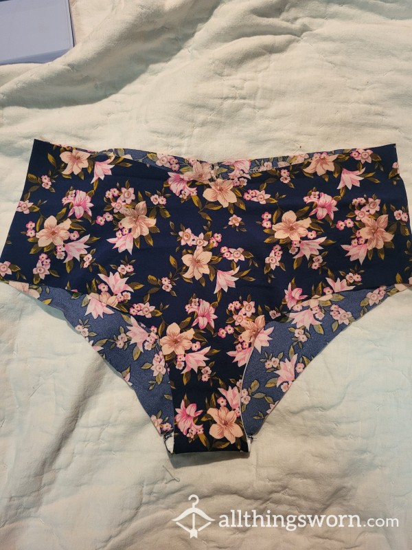 XL Floral VS Cheeky Panties