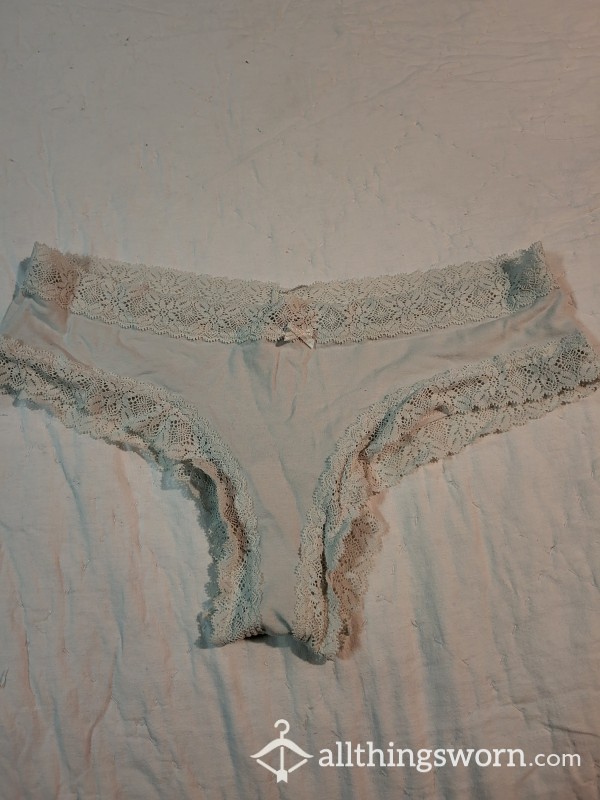 XL VS Off White Cotton Panties With Lace