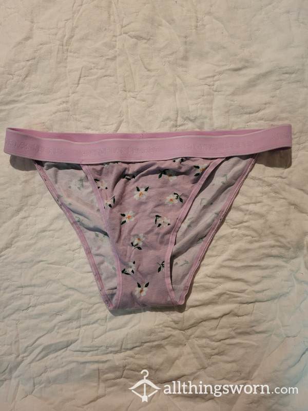 Xl VS Pink Floral Panties
