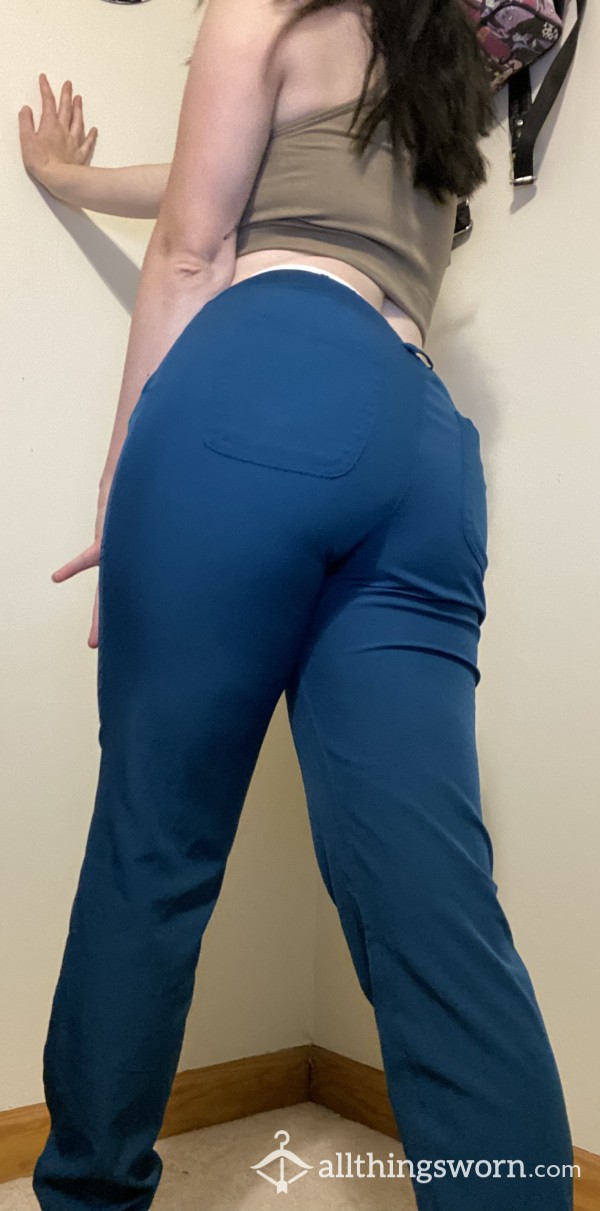 🩺XS Caribbean Blue Scrub Pants/Joggers