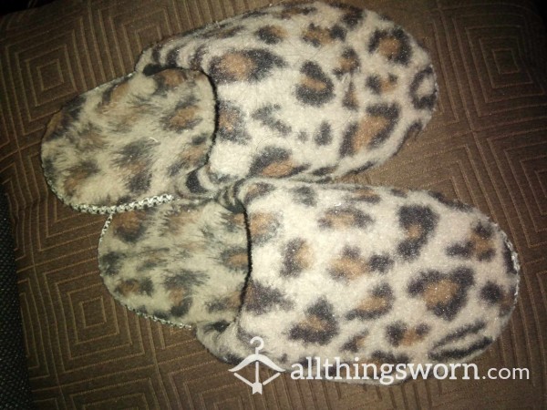 Y2K Cheetah House Slippers  ❤️🐆