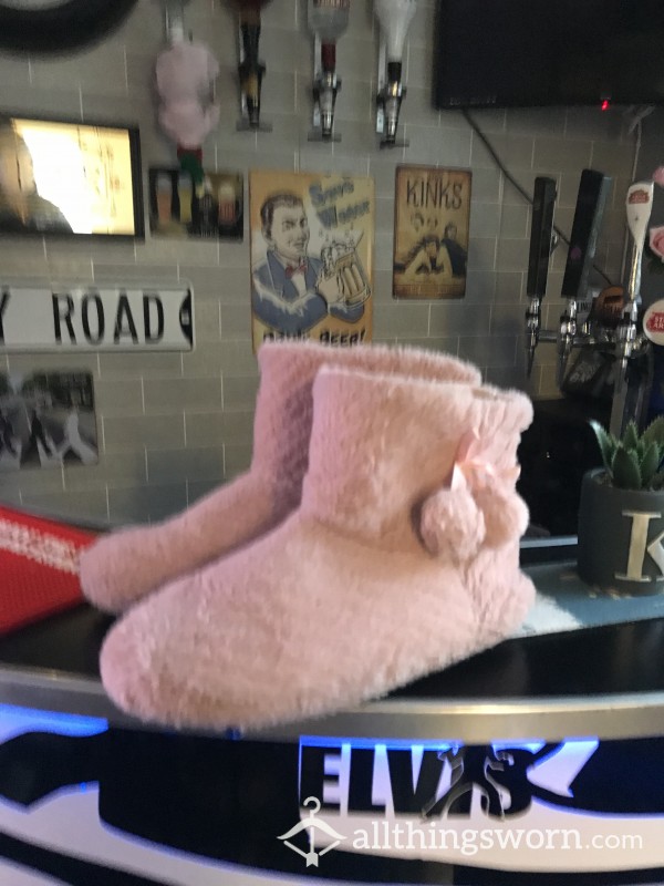 Year Old Pink Slippers