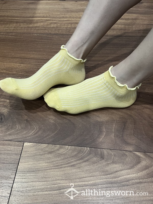 Yellow Ankle Socks