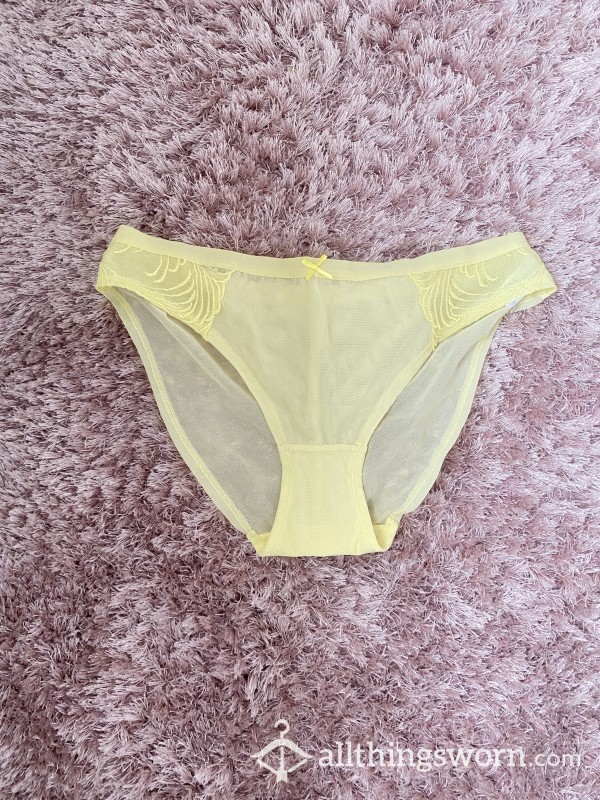 Yellow Full Back Panties