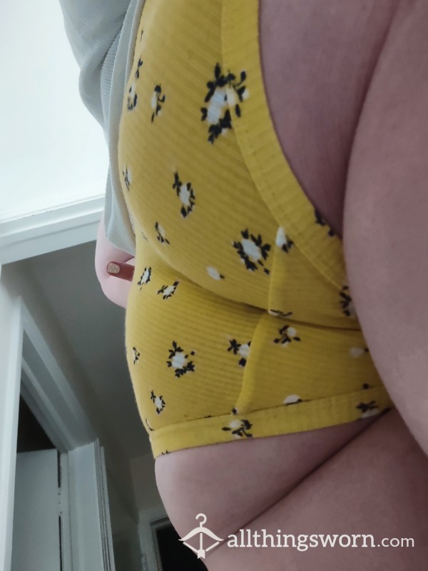 Yellow Floral Full Back Panties!🌼