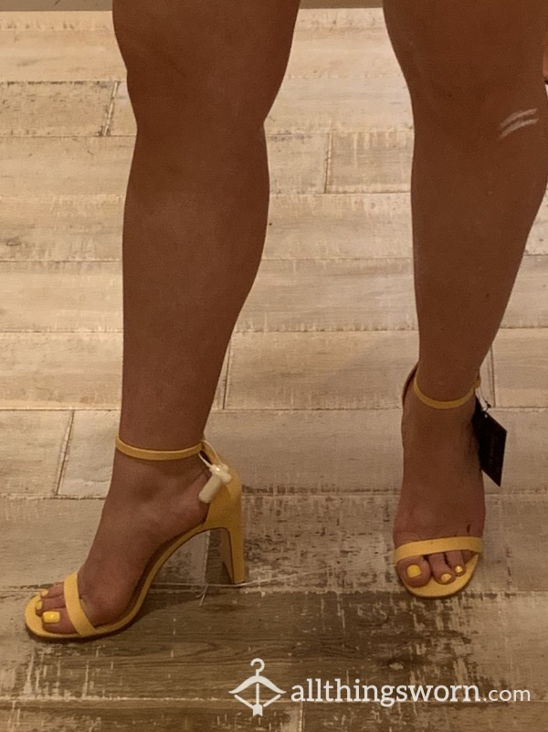 Yellow High Heels