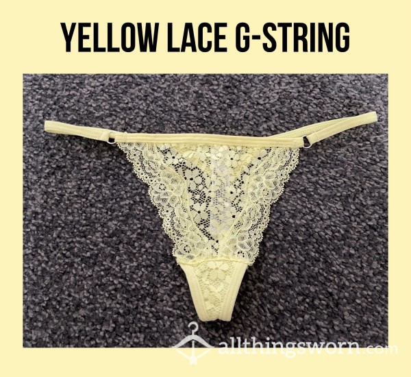 Yellow Lace G-string💛
