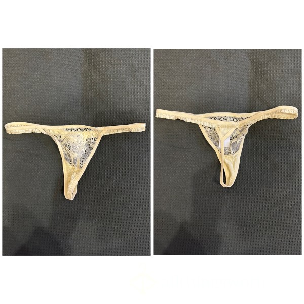 Yellow Lacy Thong 💛 *SOLD*
