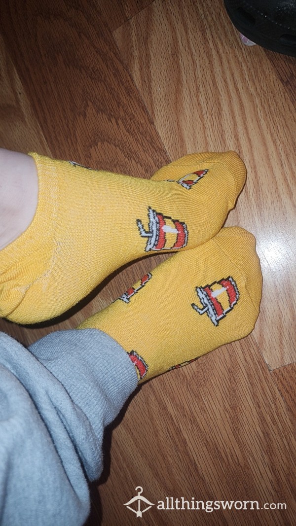Yellow Soda Socks