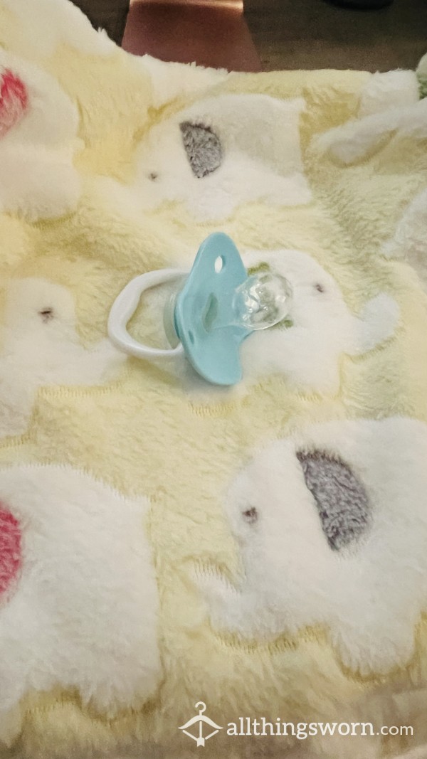 Yellow Soft Blankie And Pacifier