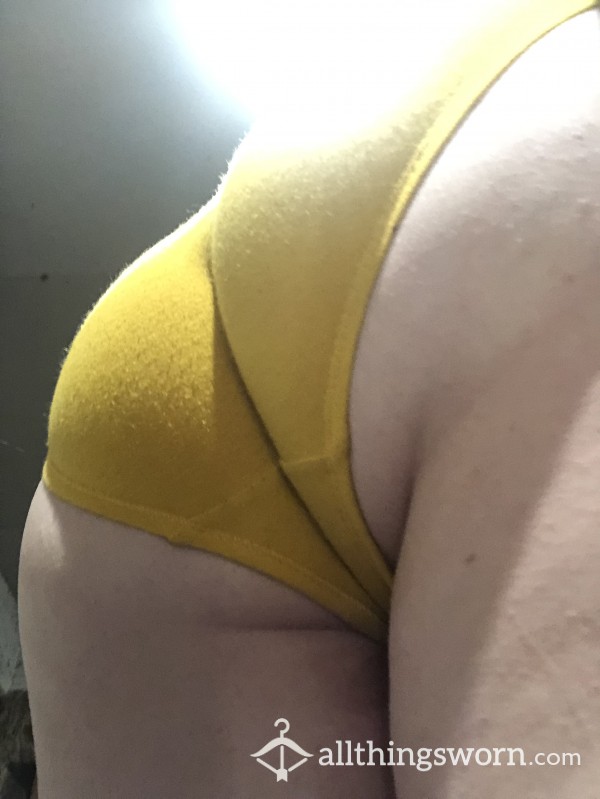 Yellow Well Worn Strong Smell Panties