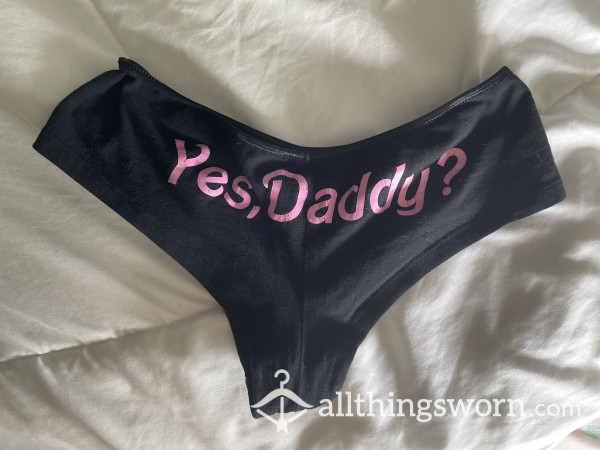 Yes, Daddy? Cotton Panty