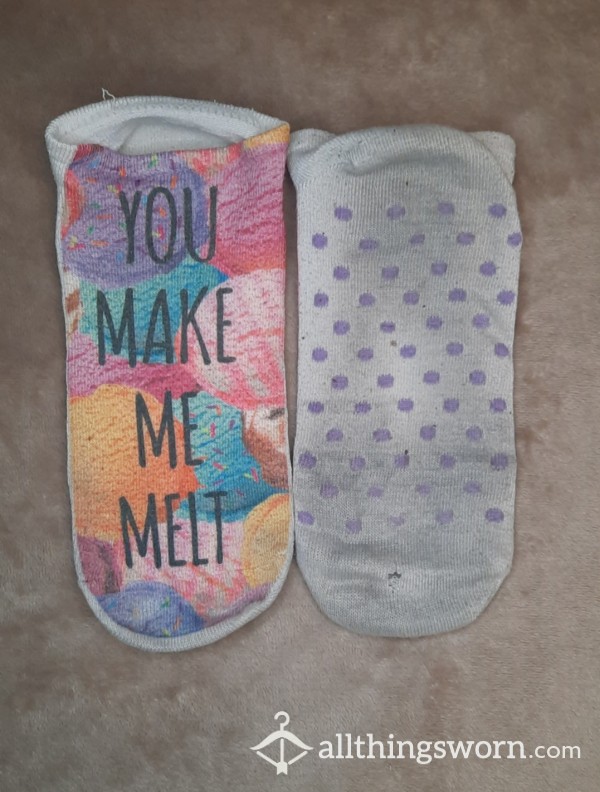 You Make Me Melt Ankle Socks