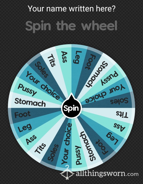 Your Name Written Here? Wheel