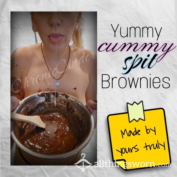 Yummy Cummy Spit Brownies