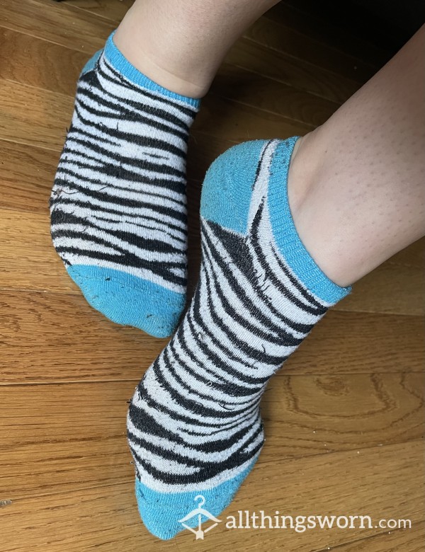 Zebra Ankle Socks