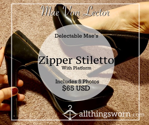 ZIpper Stiletto - Size 41 (10 US)